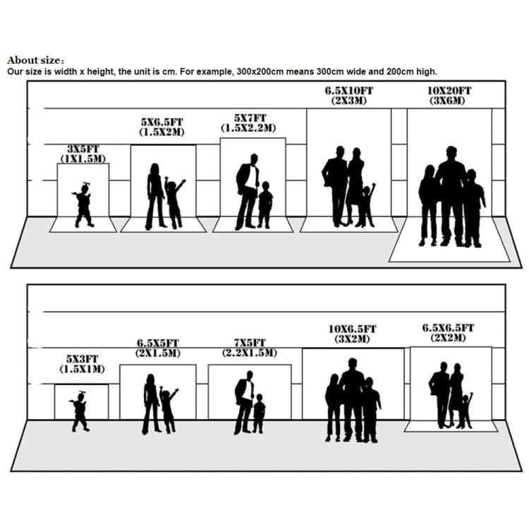 Dream Forest Series Party Banquet Decoration Tapestry Photography Background Cloth, Size: 100x75cm(H) by buy2fix