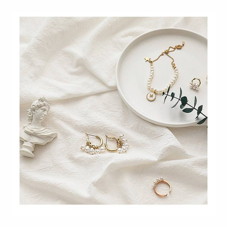 140 x 100cm Encrypted Texture Cotton Photography Background Cloth(Off-white) by buy2fix