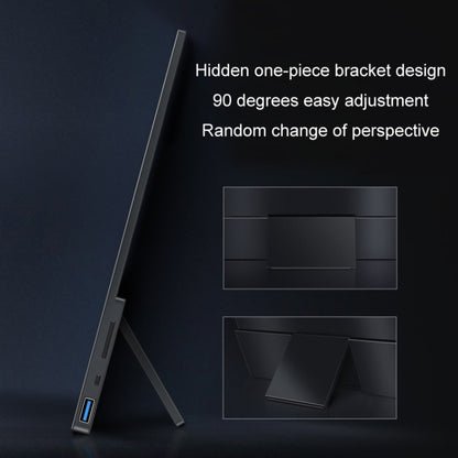 13.3 inch Ordinary Version 4K Portable External Extended Screen Display For Switch/PS5/Mobile Phone/Computer(US Plug) by buy2fix