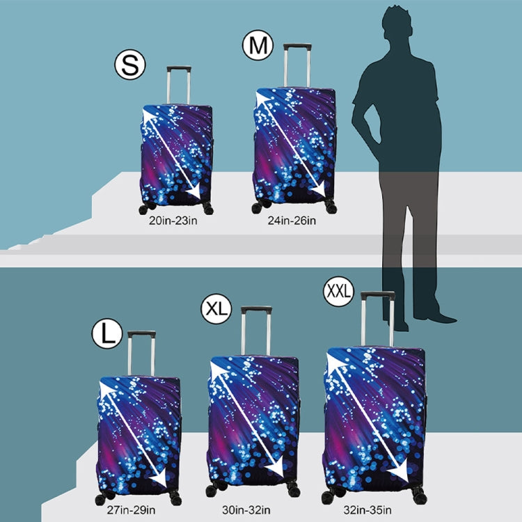 Graffiti Luggage Dust Cover Outdoor Travel Thick Elastic Luggage Protective Cover, Size: XL (24-26 inches)(T-021) - Dust Covers by buy2fix | Online Shopping UK | buy2fix