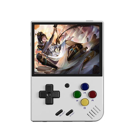 Miyoo Mini Plus 3.5 Inch IPS Screen Retro Handheld Game Console 128GB 25K Games(White) - Pocket Console by buy2fix | Online Shopping UK | buy2fix
