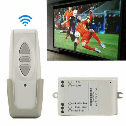 220V Universal Projection Instrument Cloth Wireless Remote Control Electric Screen Controller Video Electrical Accessories by buy2fix