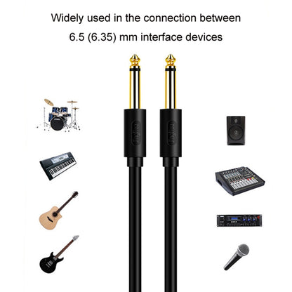 0.5m JINGHUA 6.5mm Audio Cable Male to Male Microphone Instrument Tuning Cable - Microphone Audio Cable & Connector by JINGHUA | Online Shopping UK | buy2fix