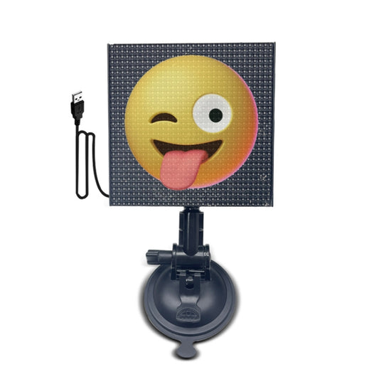 LED Dynamic Emoticon Car Bluetooth Display Screen 5V USB Interface - Car Monitor by buy2fix | Online Shopping UK | buy2fix