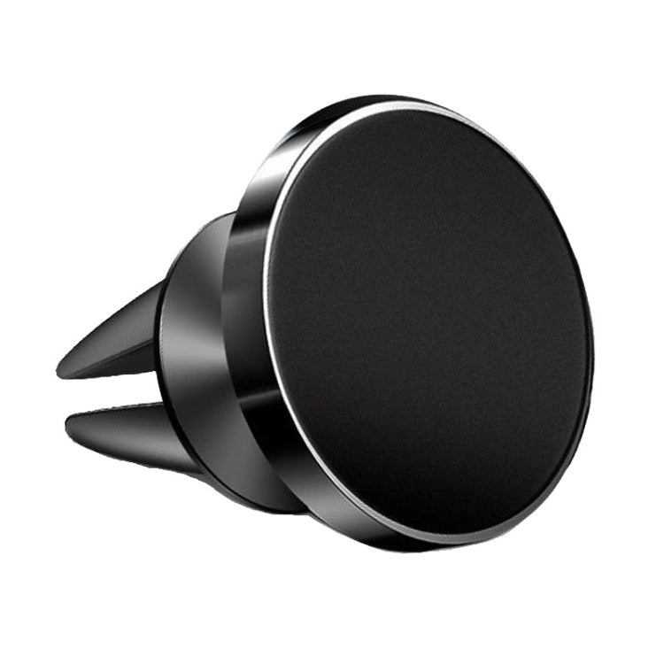 Air Outlet Type Aluminum Alloy Car Magnetic Suction Bracket Navigation Phone Holder(Black) by buy2fix