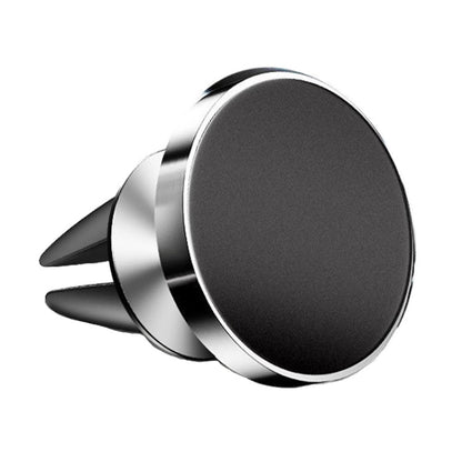 Air Outlet Type Aluminum Alloy Car Magnetic Suction Bracket Navigation Phone Holder(Silver) by buy2fix