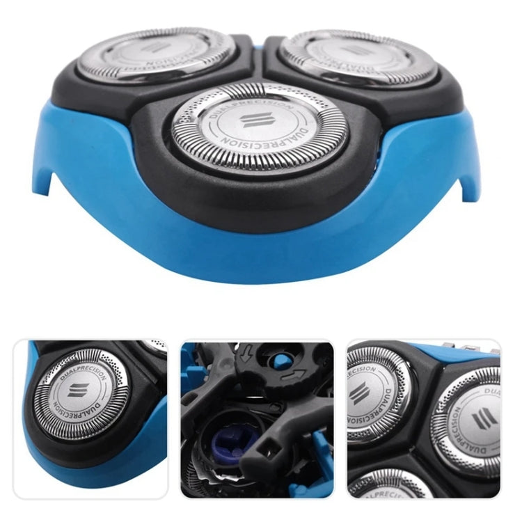 For Philips AT/PT Series Razor Integral Head with HQ8 Double-layer Blades(Blue) - Shavers Parts by buy2fix | Online Shopping UK | buy2fix