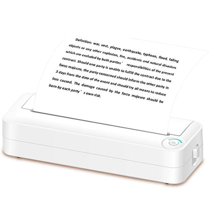 Bluetooth Connection Inkless A4 Printer Portable Mini Student Office Home Photo Printer, Model: X8 - Photo Printers by Huawei | Online Shopping UK | buy2fix