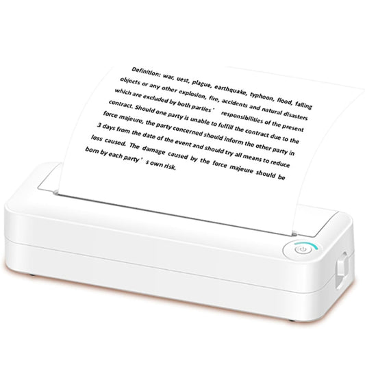 Bluetooth Connection Inkless A4 Printer Portable Mini Student Office Home Photo Printer, Model: X8 - Photo Printers by Huawei | Online Shopping UK | buy2fix