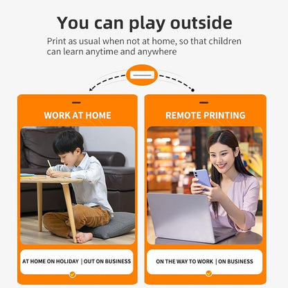 Bluetooth Connection Inkless A4 Printer Portable Mini Student Office Home Photo Printer, Model: X8 - Photo Printers by Huawei | Online Shopping UK | buy2fix