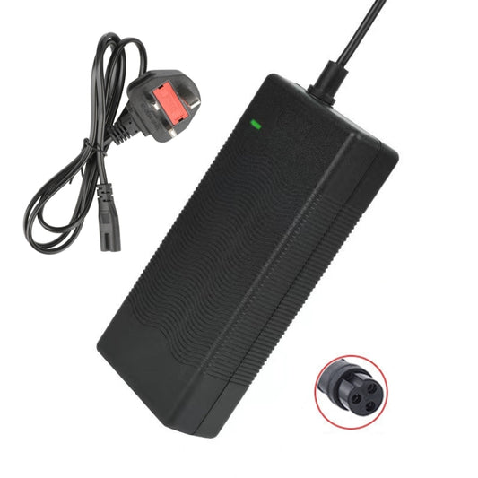 42V 2A Aviation Head 3-core GX16 Electric Scooter Smart Charger 36V Lithium Battery Charger, Plug: UK - Accessories & Parts by buy2fix | Online Shopping UK | buy2fix