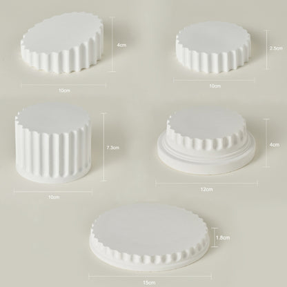 Roman Column Plaster Photography Props Still Life Ornament, Style: Base 2 by buy2fix