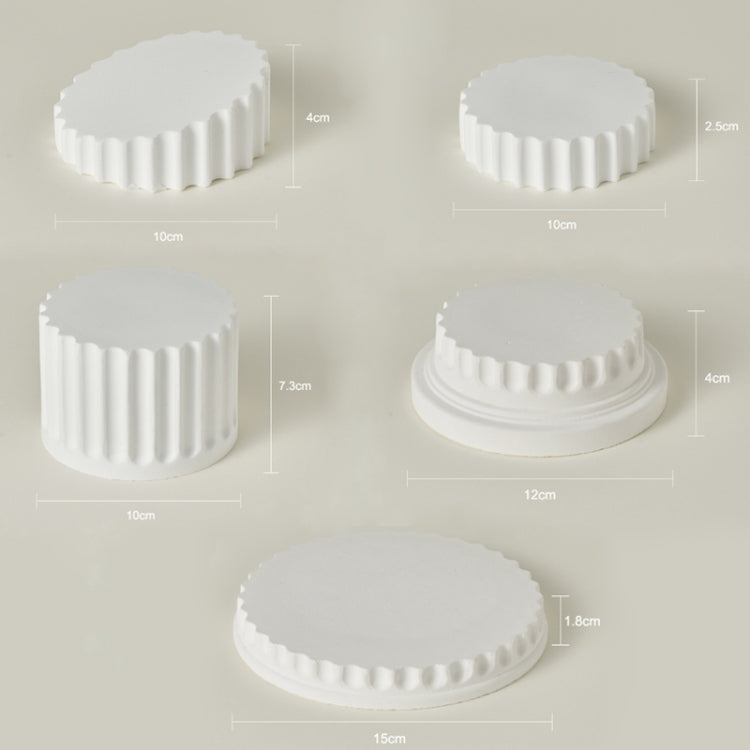 Roman Column Plaster Photography Props Still Life Ornament, Style: Base 4 by buy2fix