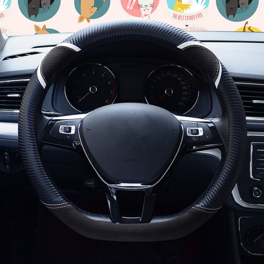 38cm Cute Rabbit Women Cartoon Car Steering Wheel Cover, Color: D Type Black - Steering Wheel Accessories by buy2fix | Online Shopping UK | buy2fix