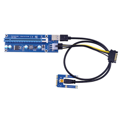 PCE164P-N03 VER006C Mini PCI-E 1X To 16X Riser For Laptop External Image Card, Spec: Blackboard 4pin by buy2fix