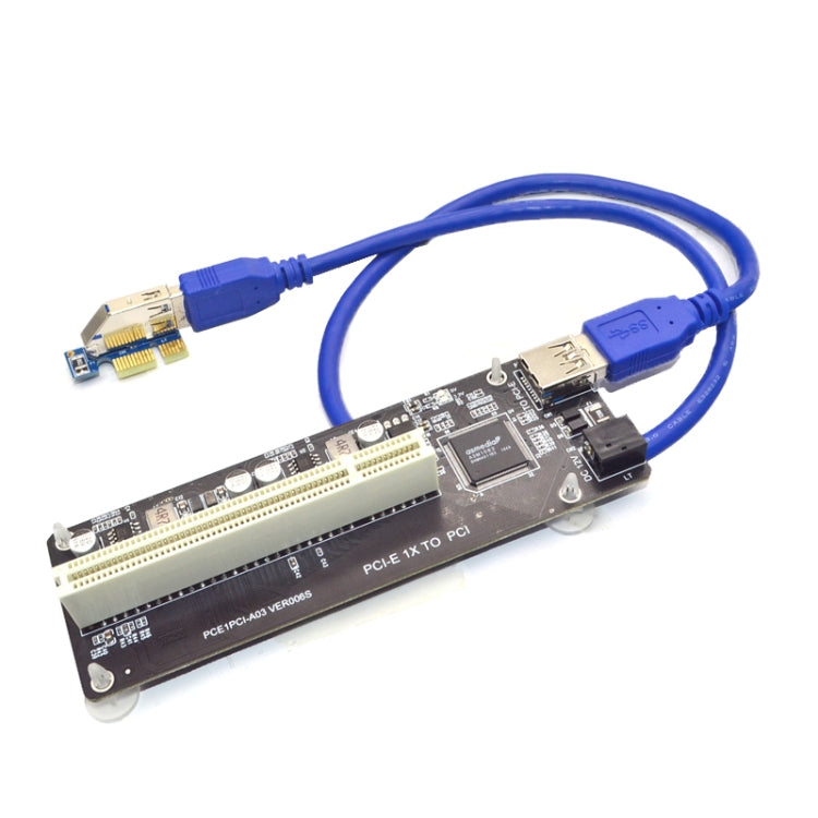 PCI-E 1X To Single PCI Riser Card Extend Adapter Add Expansion Card For PC Computer by buy2fix
