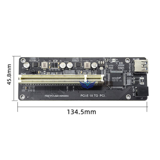 PCI-E 1X To Single PCI With baffle Riser Card Extend Adapter Add Expansion Card For PC Computer by buy2fix