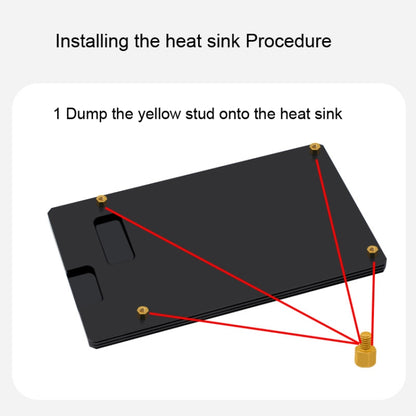 NVMe M.2 MKEY SSD RAID Array Motherboard PCIE Split Card Heatsink by buy2fix
