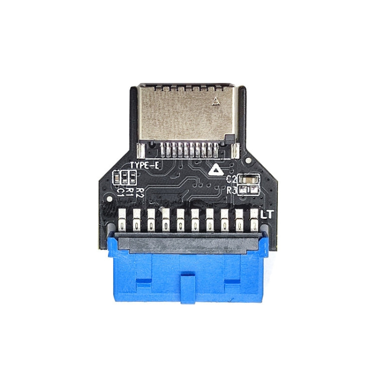 USB 3.0 19PIN Header to Type-E Front A-Key Interface Extend USB Ports to PC, Spec: Up-high by buy2fix