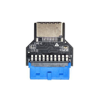 USB 3.0 19PIN Header to Type-E Front A-Key Interface Extend USB Ports to PC, Spec: Up-high by buy2fix