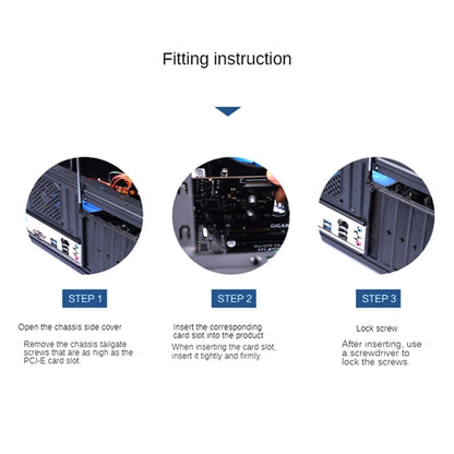 PCI-E 4X To USB3.2 Gen2x2 Type-C 20Gbps SATA Expansion Card Asmedia ASM3242 Chip by buy2fix