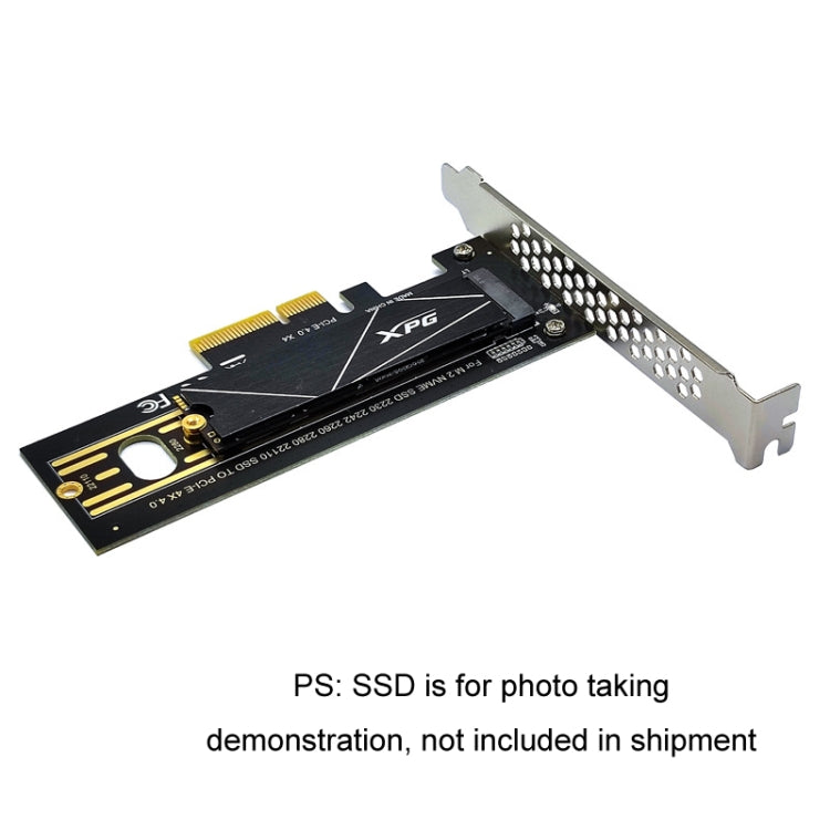 2pcs M.2 Riser Card NVMe SSD to PCI-E X4 4.0 GEN4(Black) by buy2fix