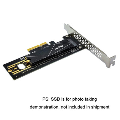 2pcs M.2 Riser Card NVMe SSD to PCI-E X4 4.0 GEN4(Black) by buy2fix