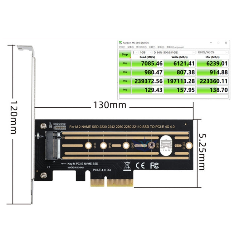 2pcs M.2 Riser Card NVMe SSD to PCI-E X4 4.0 GEN4(Black) by buy2fix