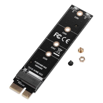 PCI-E 1X To M.2 NVME KEY-M SSD Riser Card Adapter Without Baffle by buy2fix