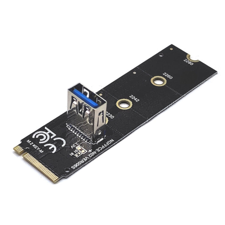 M.2 NVME To USB 3.0 PCI-E Expansion Card Adapter for Graphics Card(Blackboard) by buy2fix