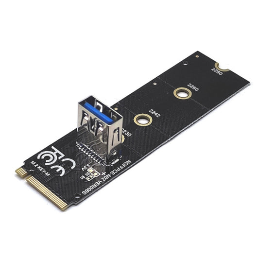 M.2 NVME To USB 3.0 PCI-E Expansion Card Adapter for Graphics Card(Blackboard) by buy2fix