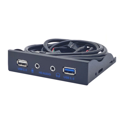 3.5-Inch USB 2.0+USB 3.0+HD AUDIO Port Desktop PC Case Floppy Drive Front Panel(Black) by buy2fix