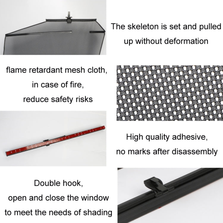 Automobile Automatic Lift Glass Window Sunshade, Specification: Rear Right Window by buy2fix