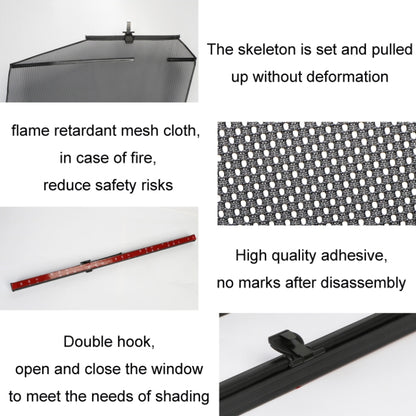 Automobile Automatic Lift Glass Window Sunshade, Specification: Rear Left Window by buy2fix