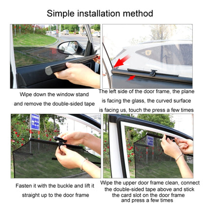 Automobile Automatic Lift Glass Window Sunshade, Specification: Rear Right Window by buy2fix