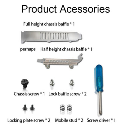PCI-E X8 Double Disk Transfer Card NVME M.2 MKEY SSD RAID Array Expansion Adapter(PH45) by buy2fix
