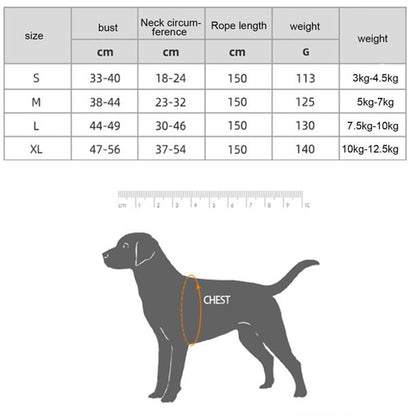 Pet Vest Harness + Traction Rope Set Reflective Breathable Dog Cat Harness, Size: M(Pink) - Leashes & Chest Strap by buy2fix | Online Shopping UK | buy2fix
