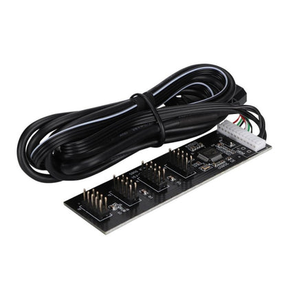 USB 2.0 9pin To 4 9pin Hub Internal Motherboard Header With 4pin Powered by buy2fix