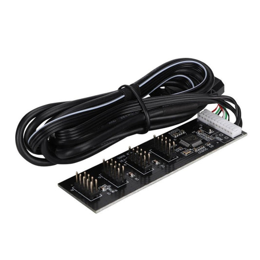 USB 2.0 9pin To 4 9pin Hub Internal Motherboard Header With 4pin Powered by buy2fix