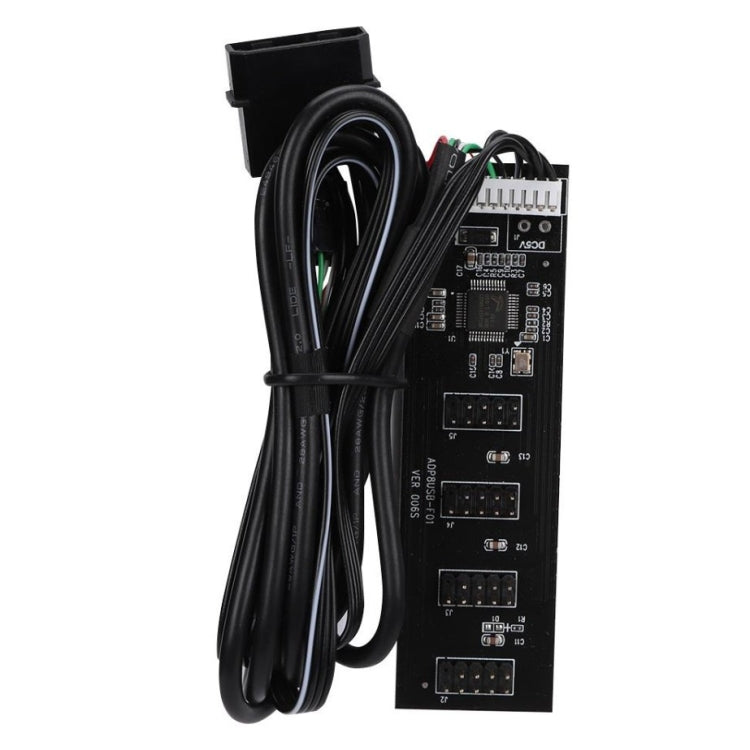 USB 2.0 9pin To 4 9pin Hub Internal Motherboard Header With 4pin Powered by buy2fix