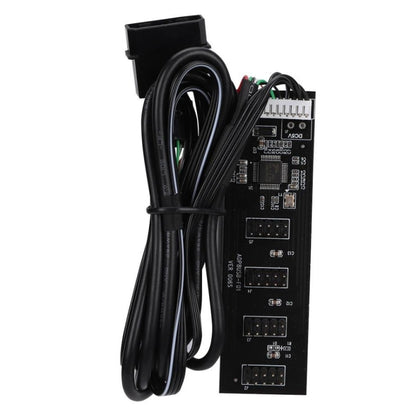 USB 2.0 9pin To 4 9pin Hub Internal Motherboard Header With 4pin Powered by buy2fix