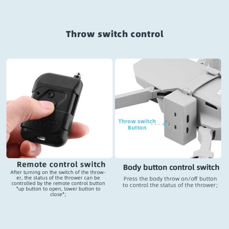 For DJI MINI 2/Mavic Mini/Mini SE Airdrop System Fishing Bait Wedding Ring Deliver Life Rescue Throw Thrower by buy2fix