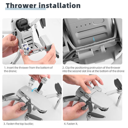 For DJI MINI 2/Mavic Mini/Mini SE Airdrop System Fishing Bait Wedding Ring Deliver Life Rescue Throw Thrower by buy2fix