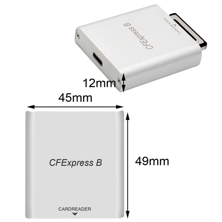 10G High Speed USB3.2 Z6/Z7 1DX3 Wiring CFEXPRESS Card Reader With A-C Line by buy2fix