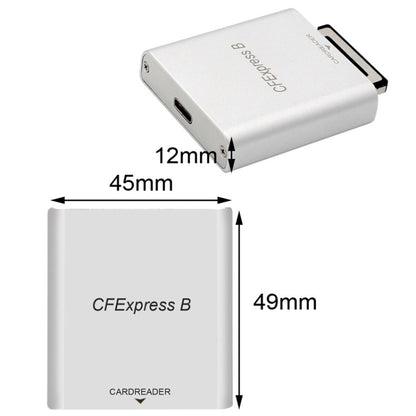 10G High Speed USB3.2 Z6/Z7 1DX3 Wiring CFEXPRESS Card Reader With A-C Line by buy2fix