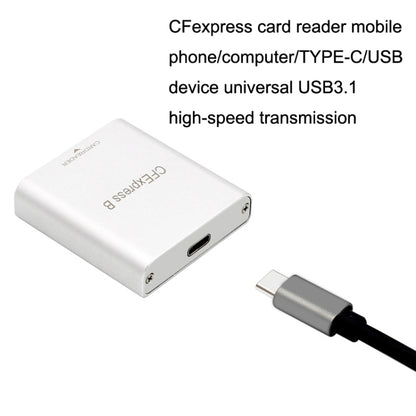 10G High Speed USB3.2 Z6/Z7 1DX3 Wiring CFEXPRESS Card Reader With C-C Line by buy2fix