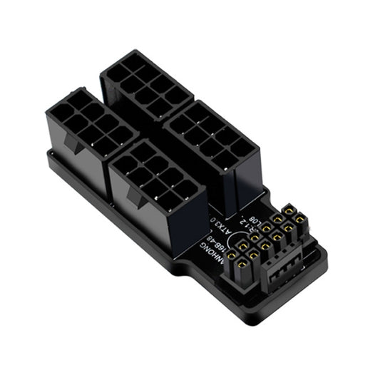 B Model ATX3.0 12VHPWR 12+4P 600W 180 Degree Power Steering Connector by buy2fix
