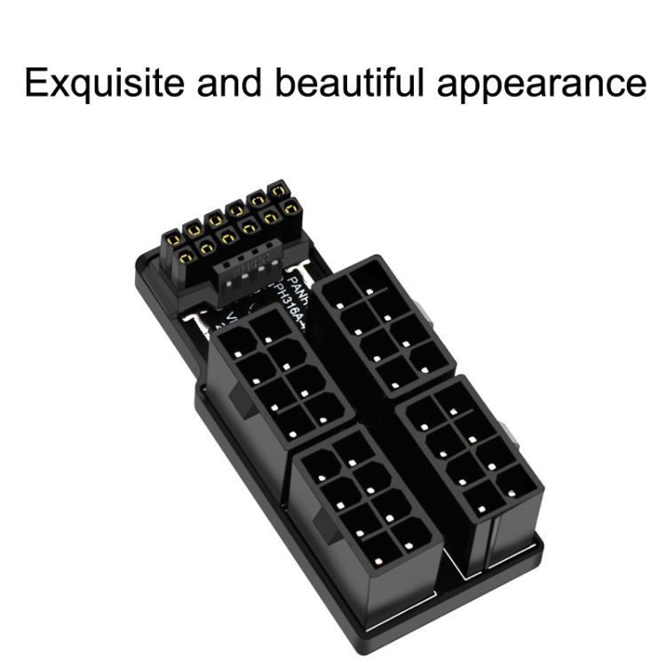 A Model ATX3.0 12VHPWR 12+4P 600W 180 Degree Power Steering Connector by buy2fix