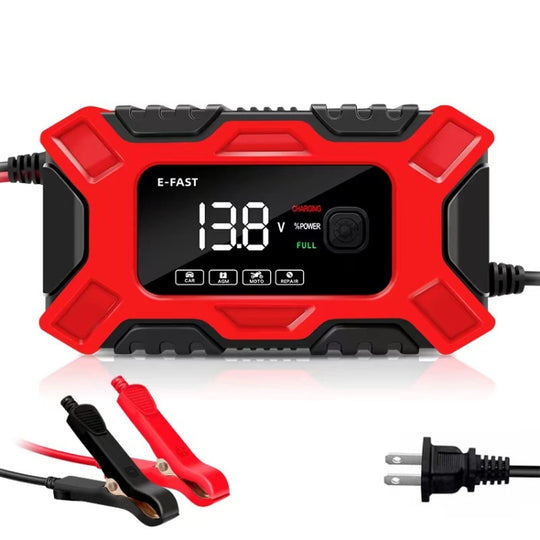 E-FAST 12V Motorcycle Car Battery Charger(UK Plug)