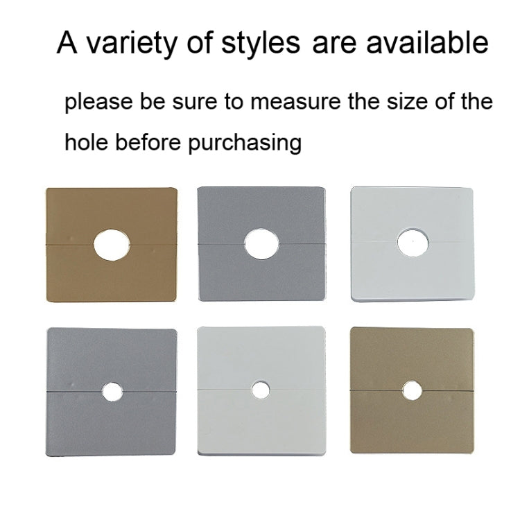 Square Hole Decoration Cover Wall Hole Plug, Style: 2.2cm Hole White - Furniture Accessories by buy2fix | Online Shopping UK | buy2fix